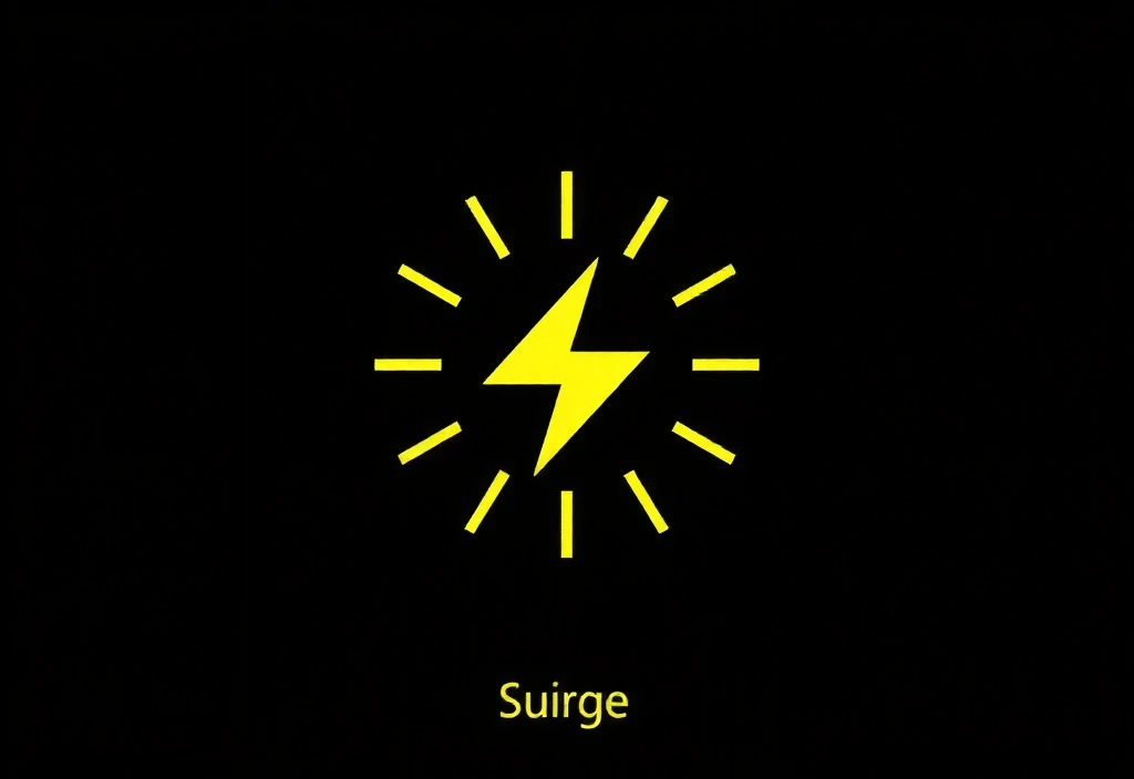 Icono de energía Surge